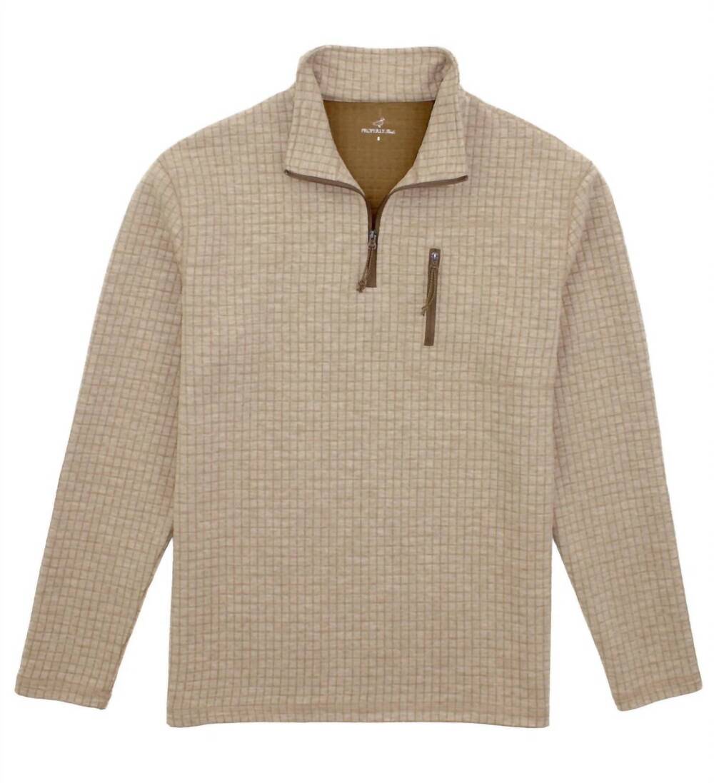 NEW PROPERLY TIED men's delta pullover in white oak